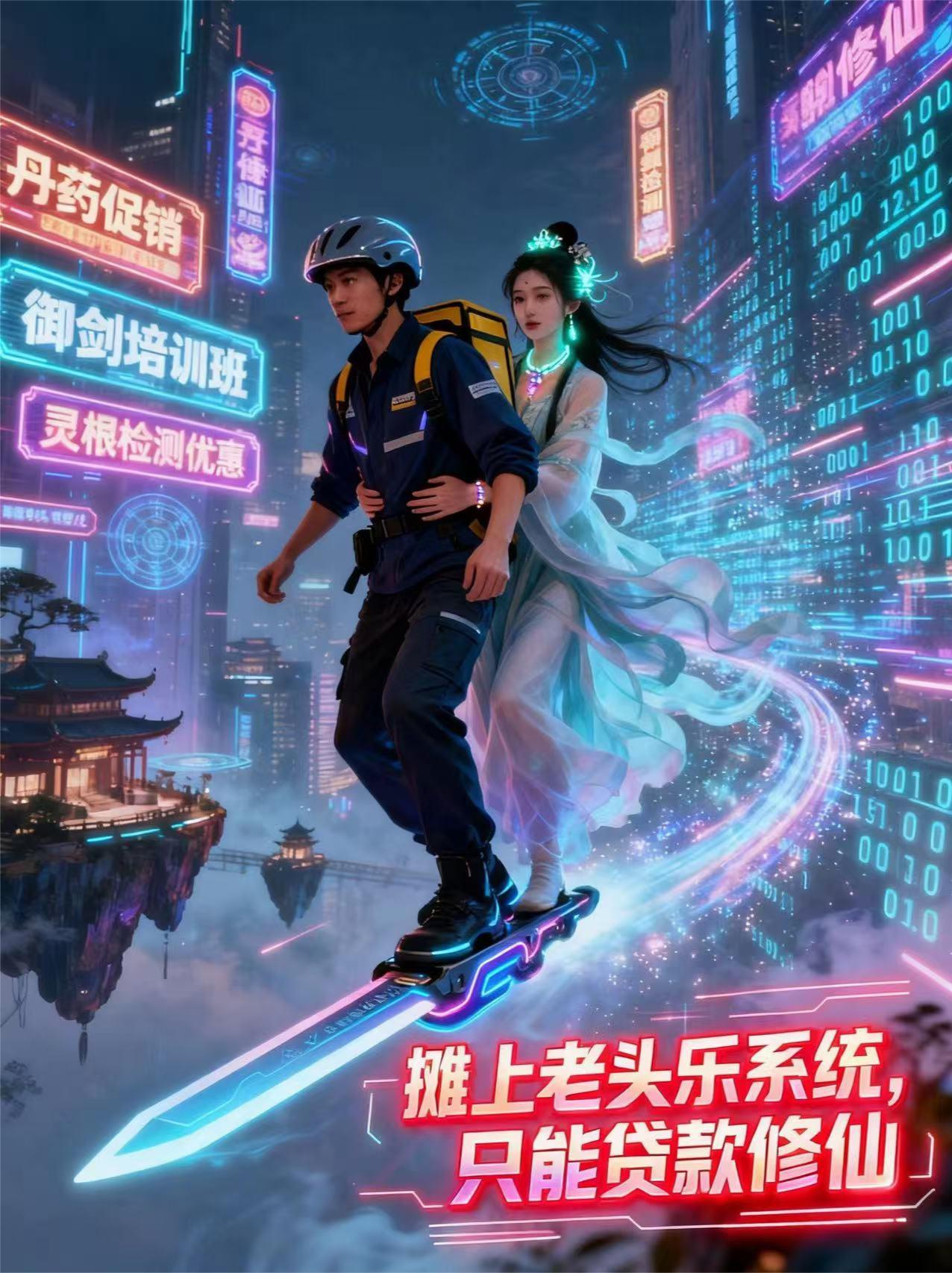 摊上老头乐系统，只能贷款修仙